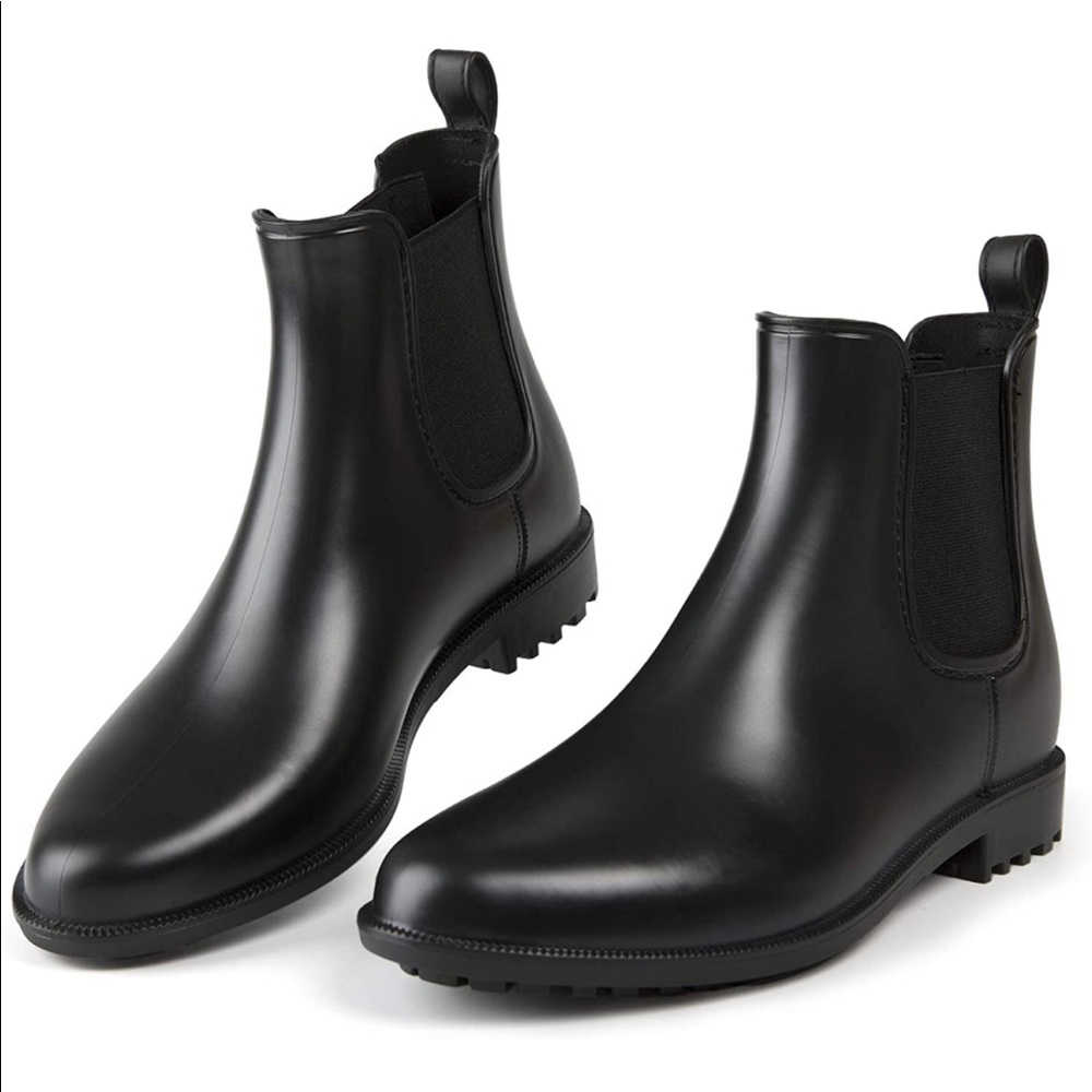 🆕 Women's Ankle Waterproof Chelsea Rain Boots - Picture 11 of 11